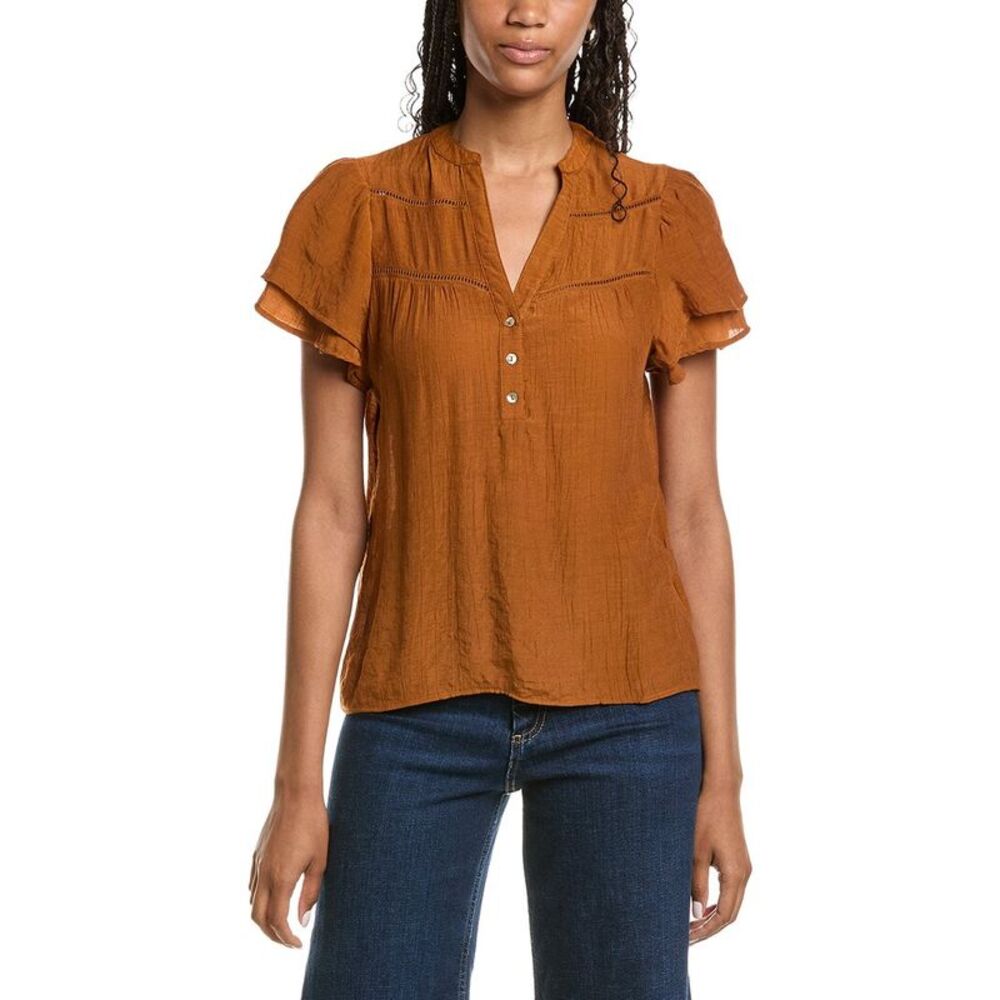 Nanette Nanette Lepore Womens  Solid Blouse